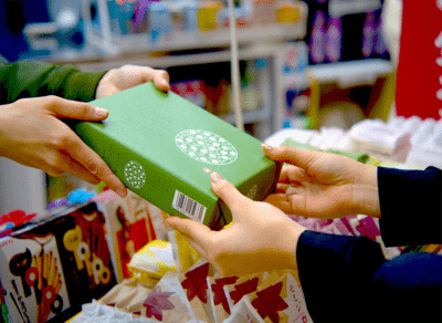 まごころこめて接客しています。